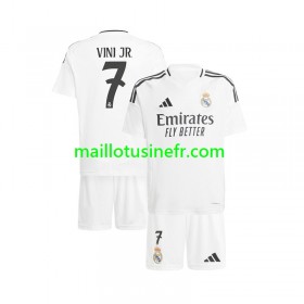 Maillot de Foot Real Madrid Vinicius Junior 7 Domicile 2024-25 - Enfant